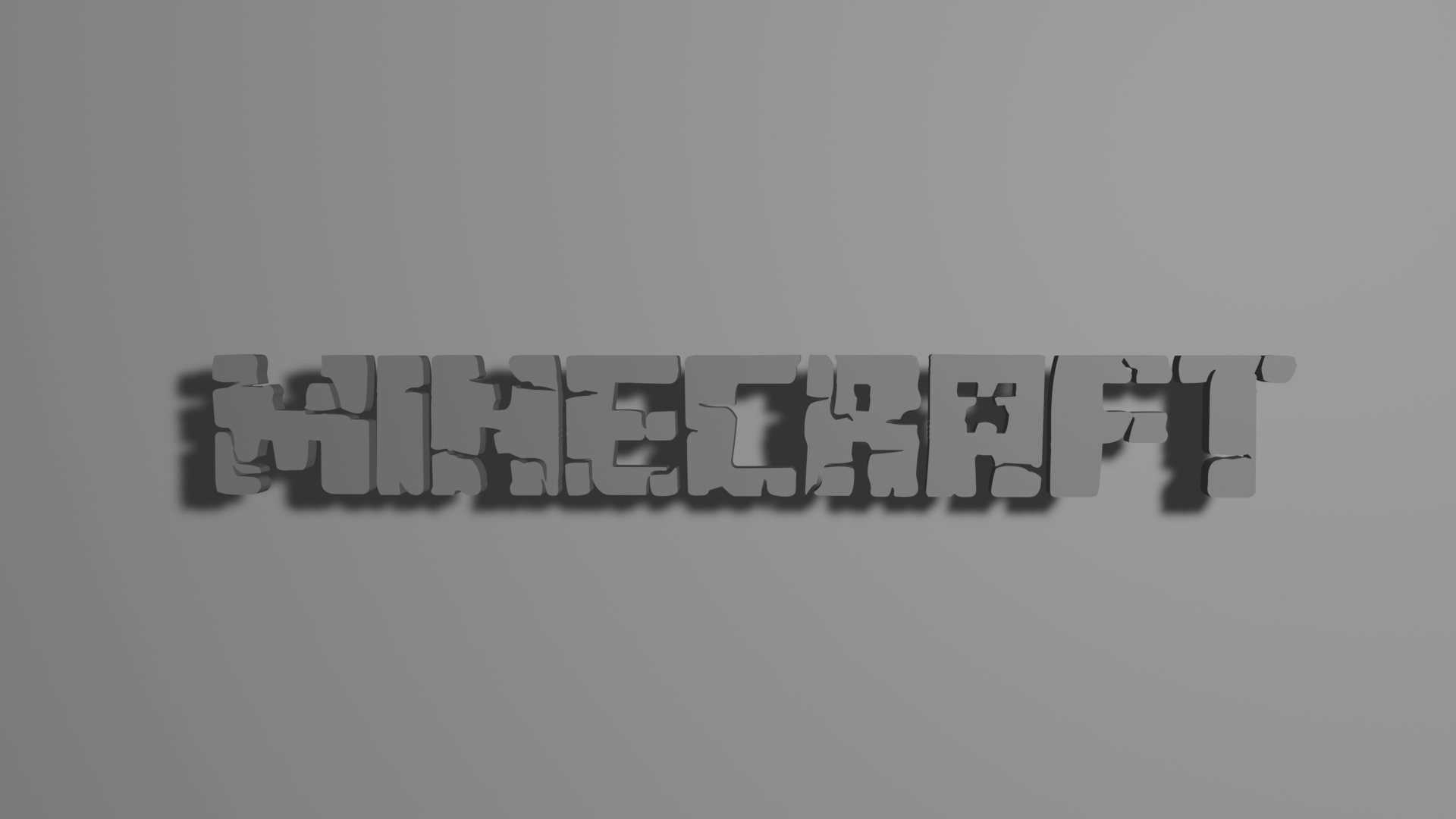 Minecraft Logo By Tubi Download Free Stl Model