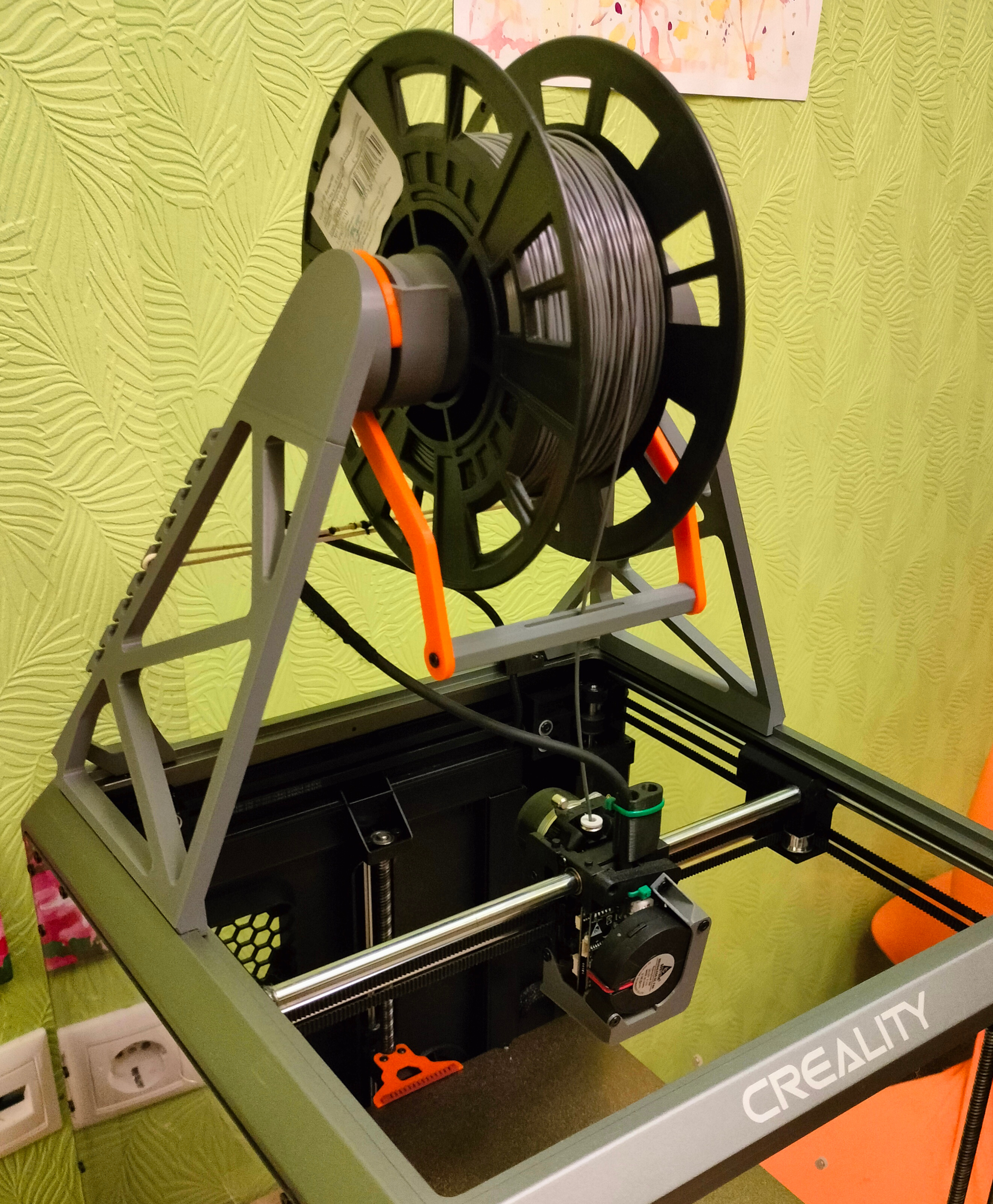 Top spool holder for Creality K1SE/K1C/K1 with additional functionality