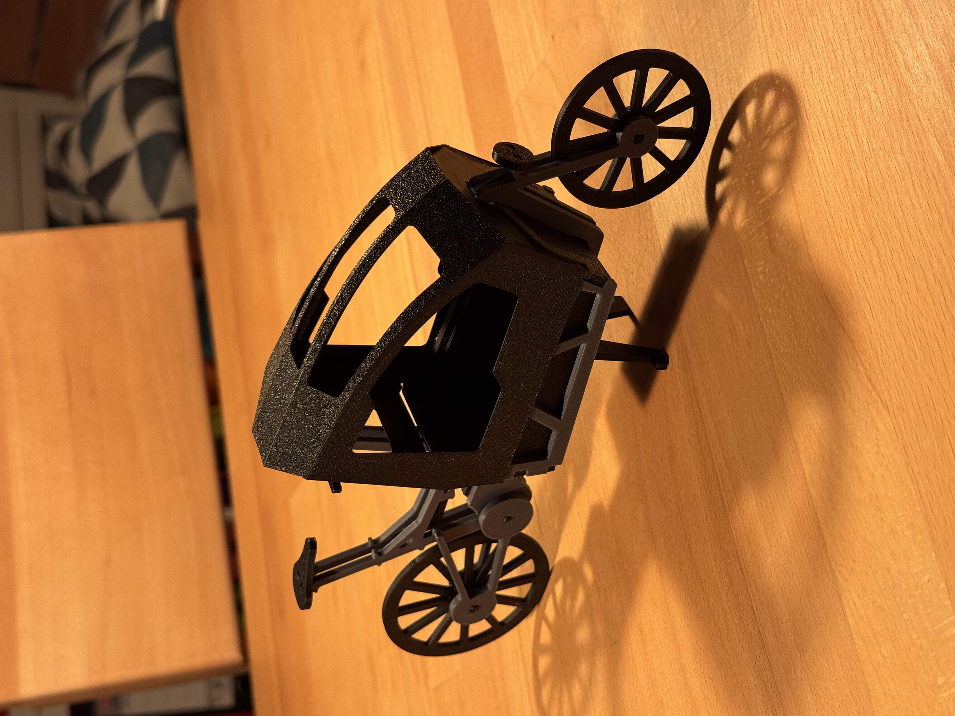 Riese & Muller Load 75 Cargo Bike Model with Rain Canopy and Rear Rack