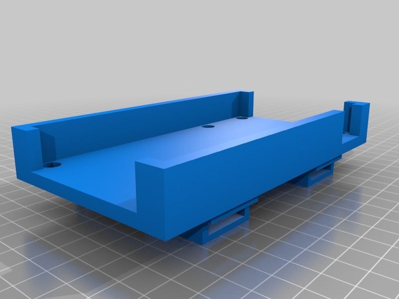 Din Rail mount for C4Labs Zebra Zero Plus Breadboard Case by