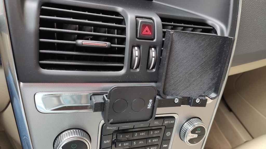Volvo XC60 CD Slot Phone & Garage Remote Holder