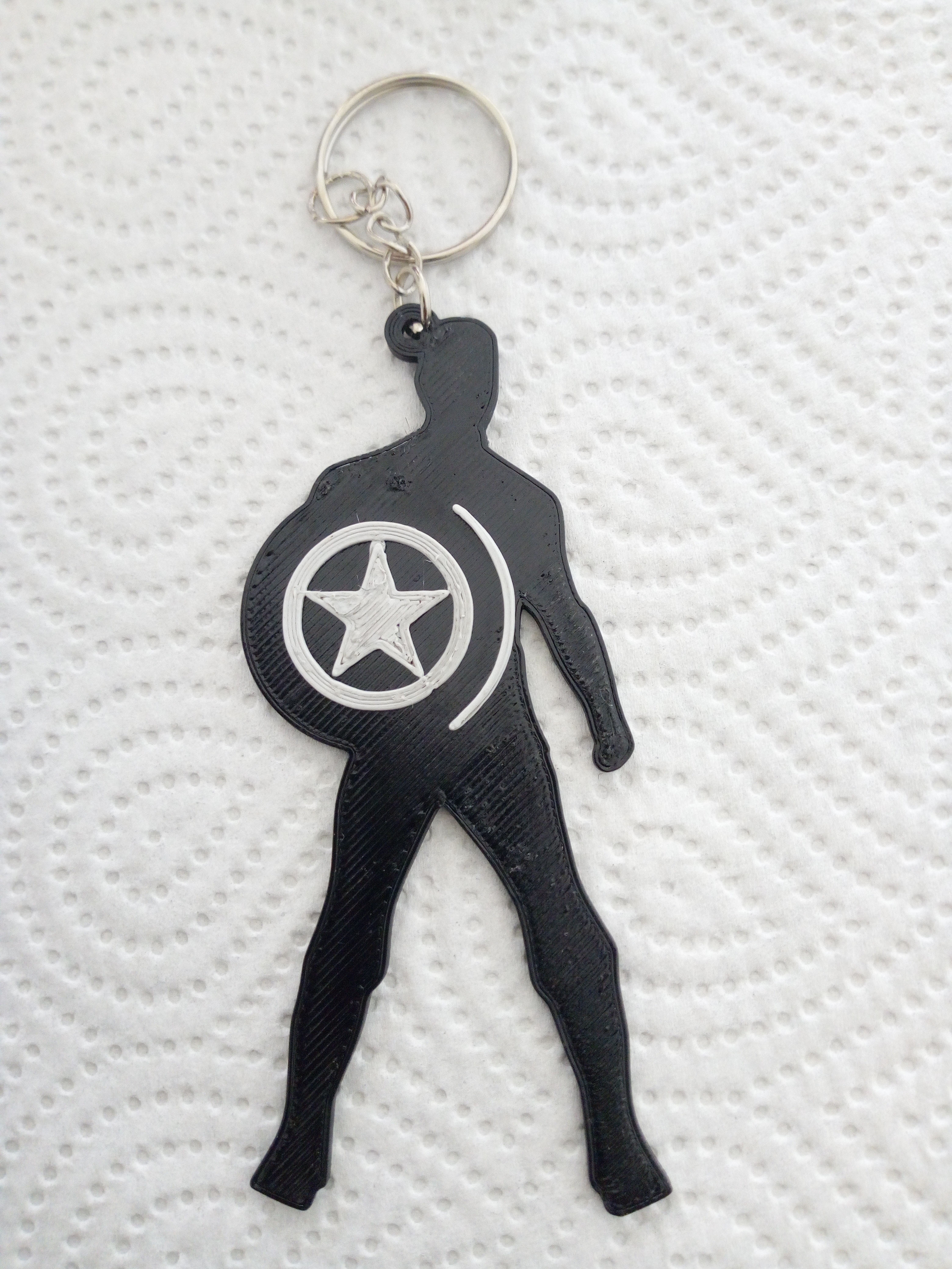 Captain America rigid key chain