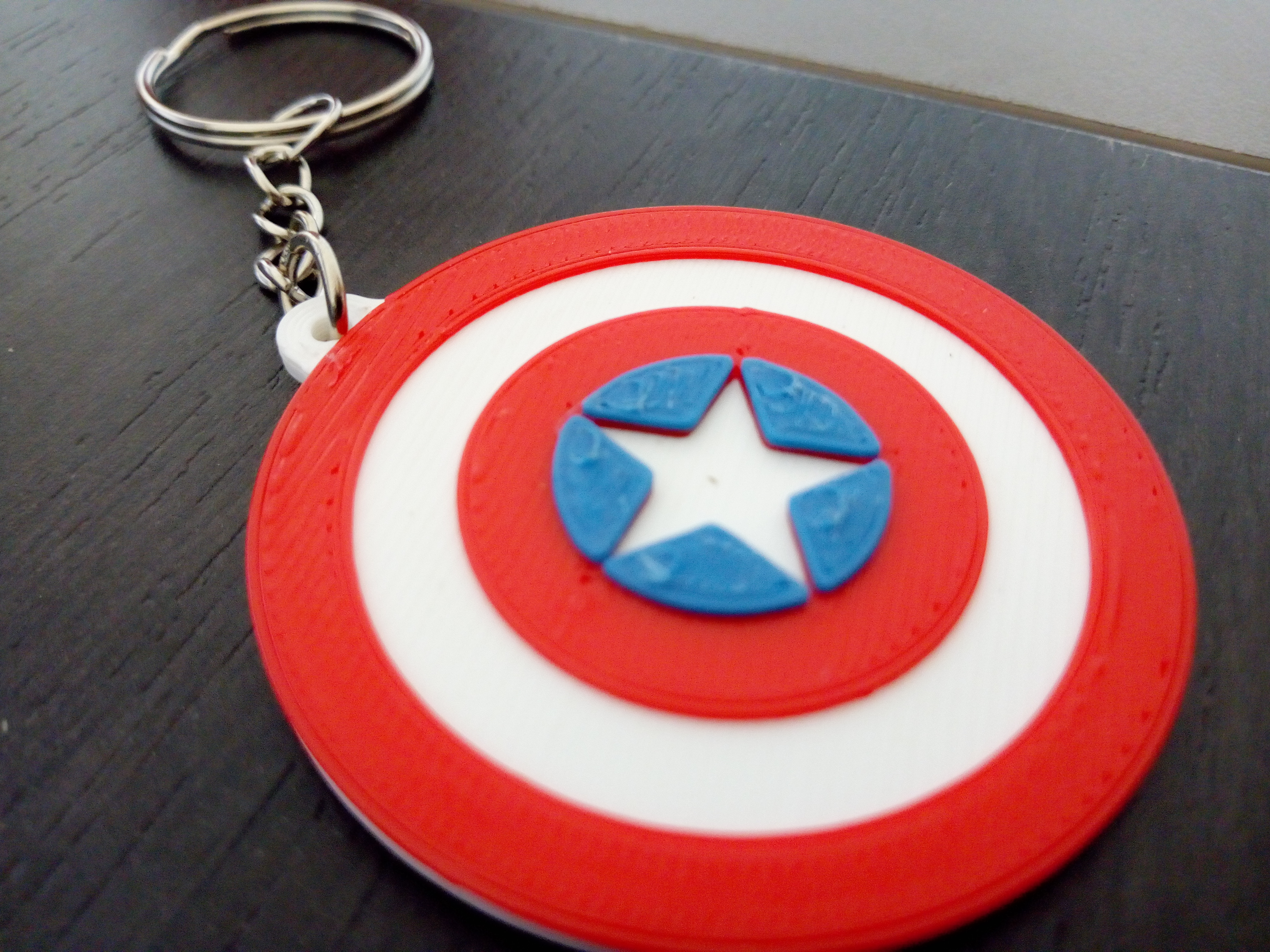Captain America Shield Keychain