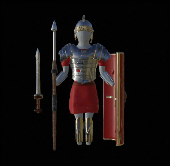 Veteran Rome armor set