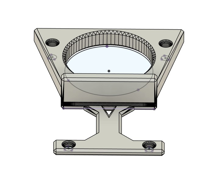 Door hinge drill giude - works with IKEA KOMPLEMENT hinges