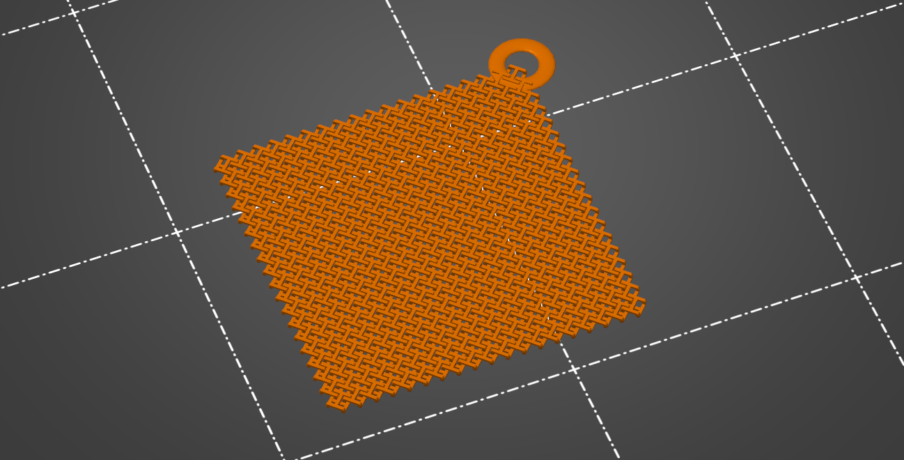 A 3d printable modle of flexable earring 3D model thumbnail