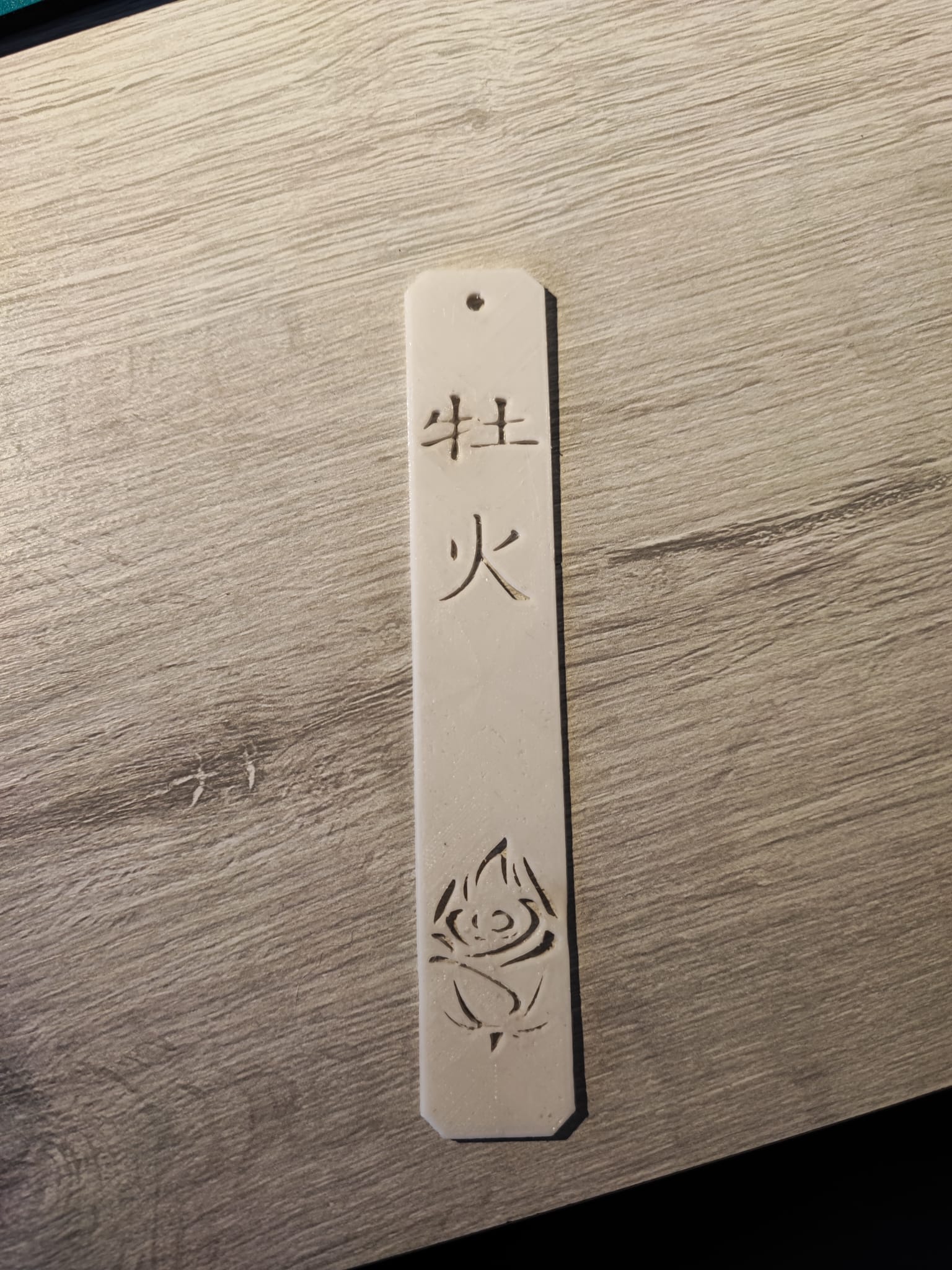 bookmark kanji/phoenix  & rose burn
