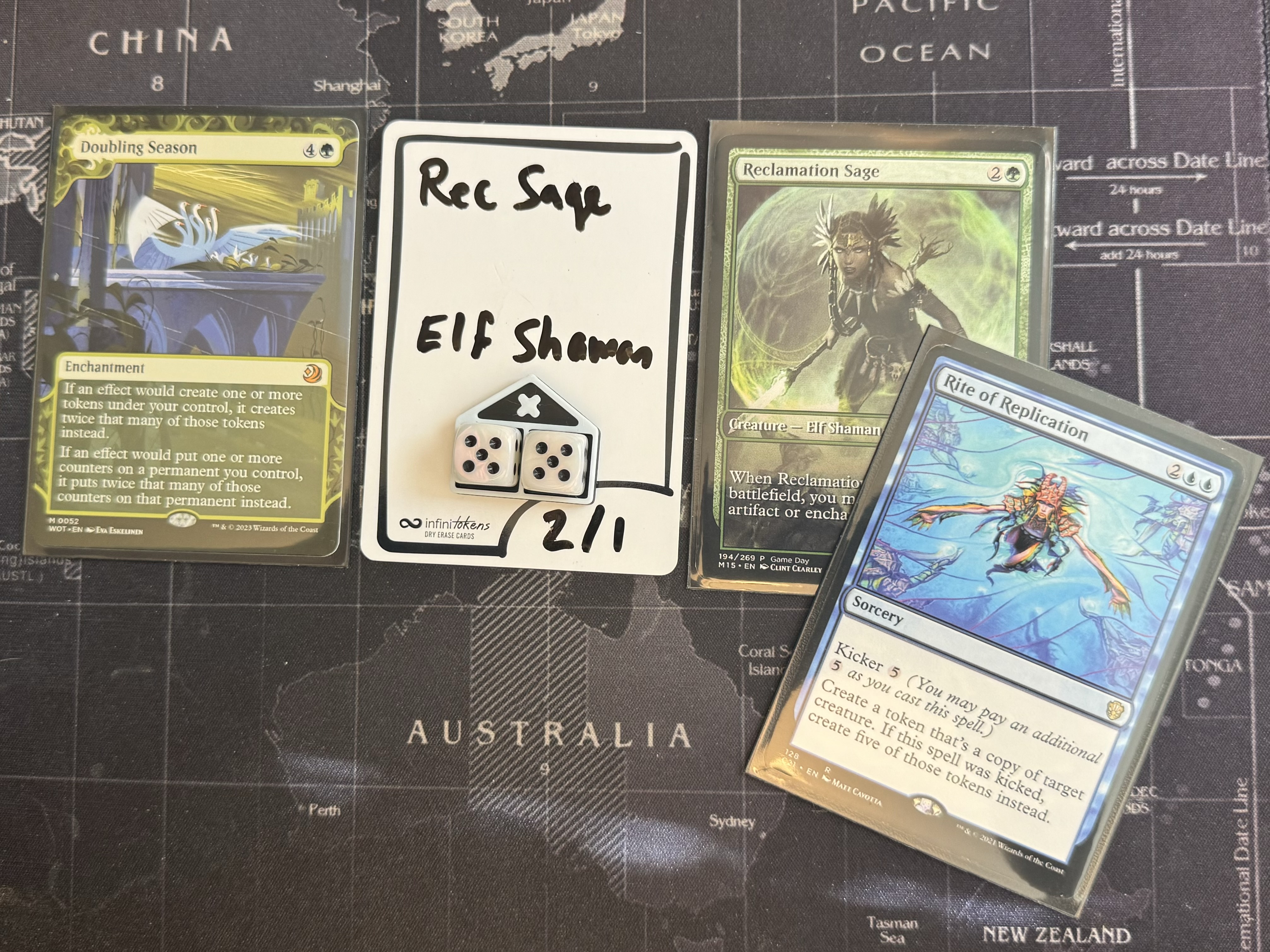 MTG creature multiplication counter for tokens - 12mm dice