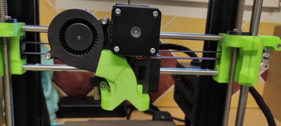 Delta-P fan duct V2-R2 for Prusa Mini bear extruder