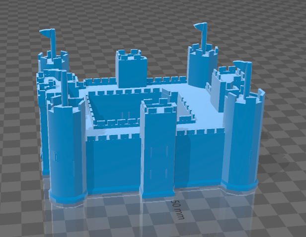 castillo de dados (lanzar los dados dentro)