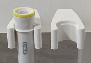 Toothbrush head shelf clip (5mm shelf)