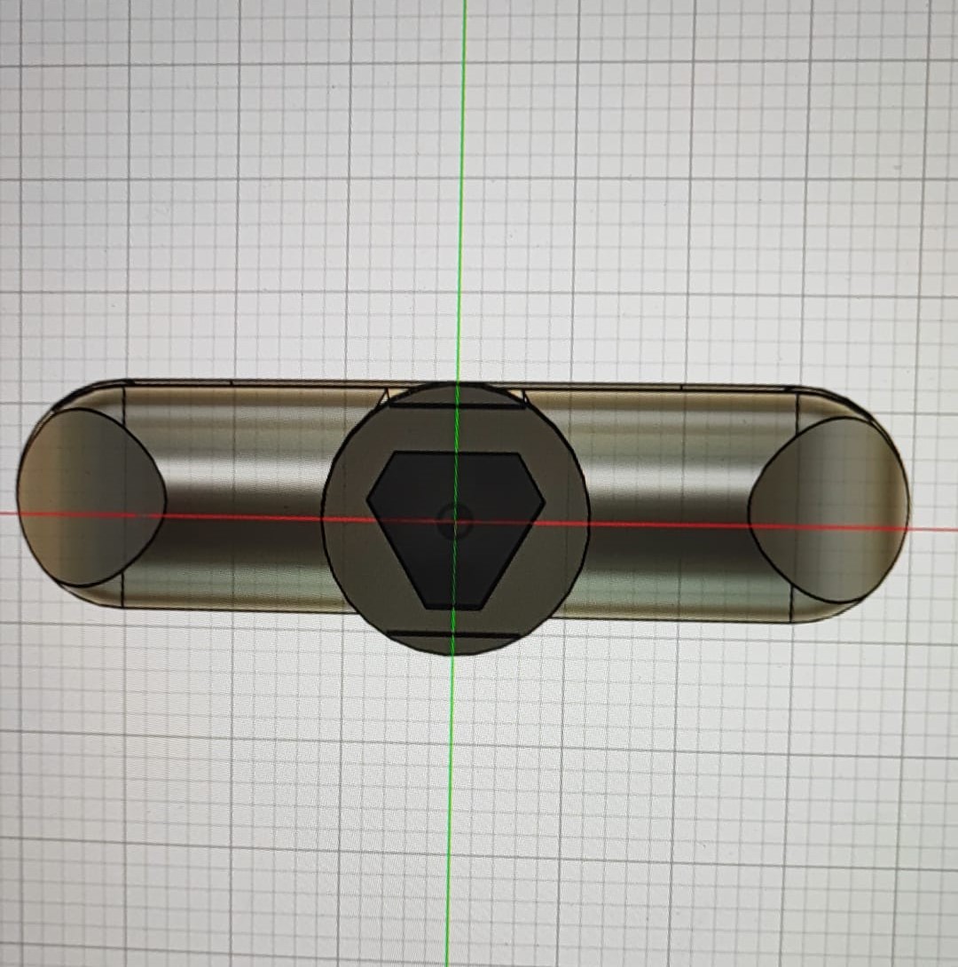 Miniatura 2 do modelo 3D key triangular