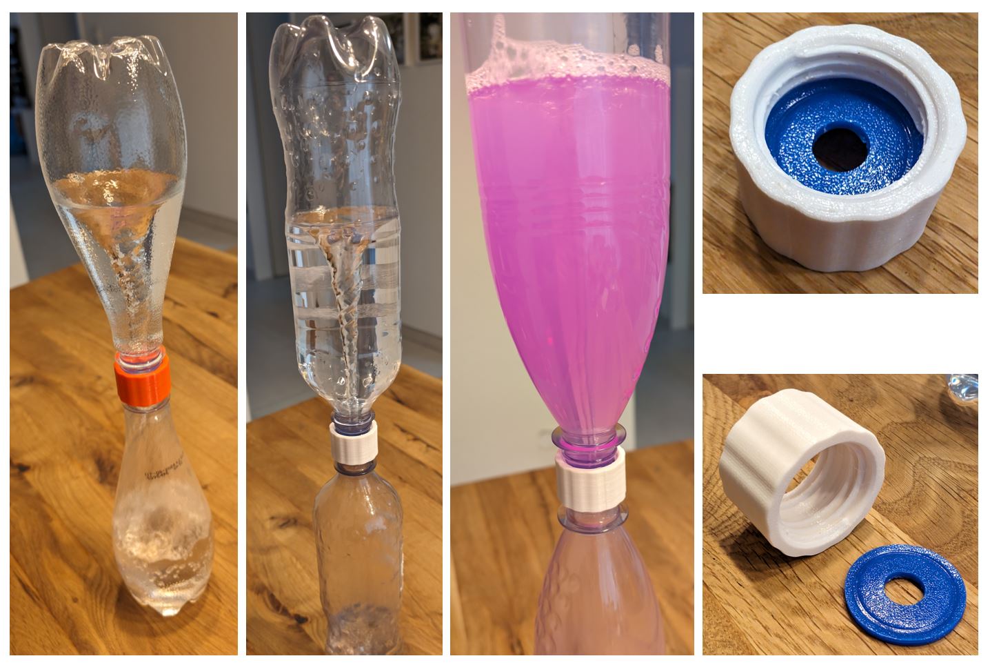 Bottle Connector for Swirl / Vortex / Tornado in a Bottle by Chrisfu