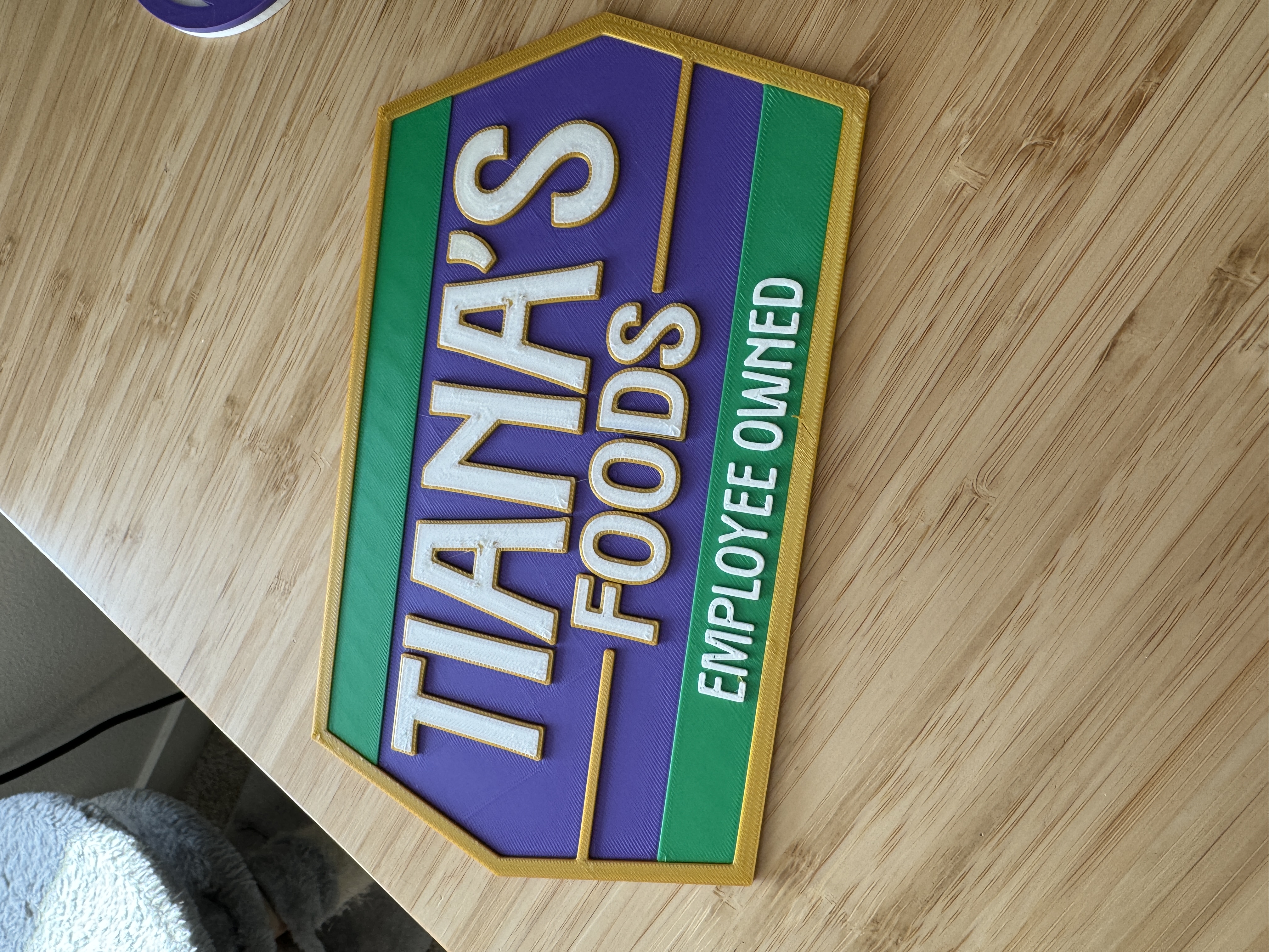 Tiana's Foods Sign