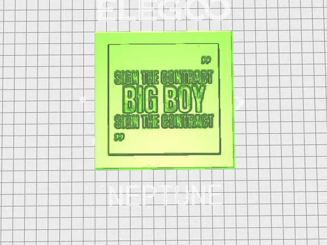 Sign the contract big boy
