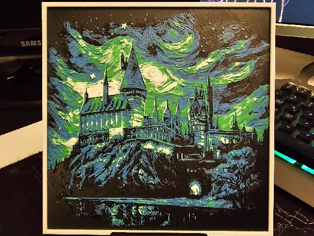 Hogwarts van gogh style - HueForge