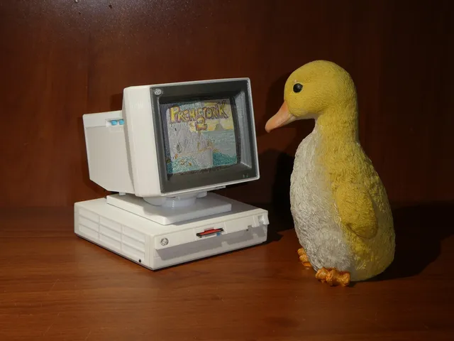 IBM PS/2 Color Display 8512 (CRT VGA Monitor) 1:4 scale