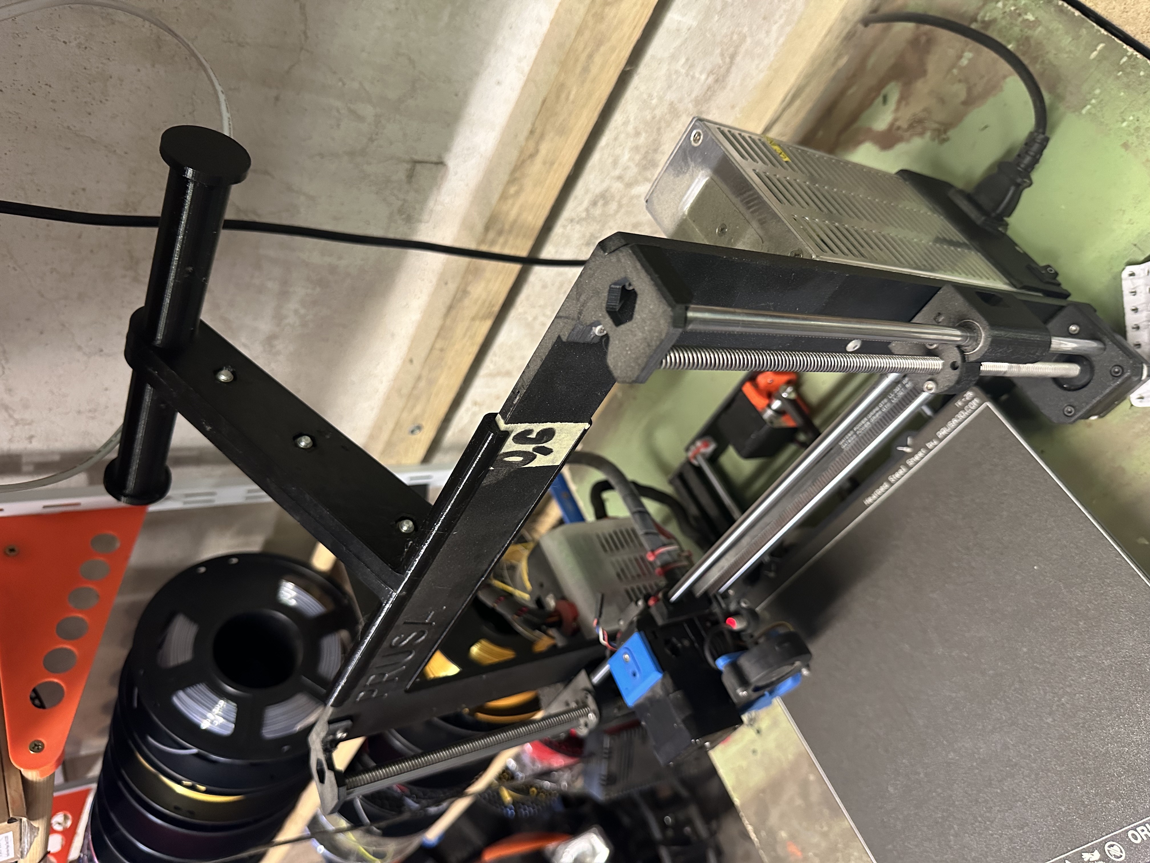 Miniatura 3 do modelo 3D low profile spool holder