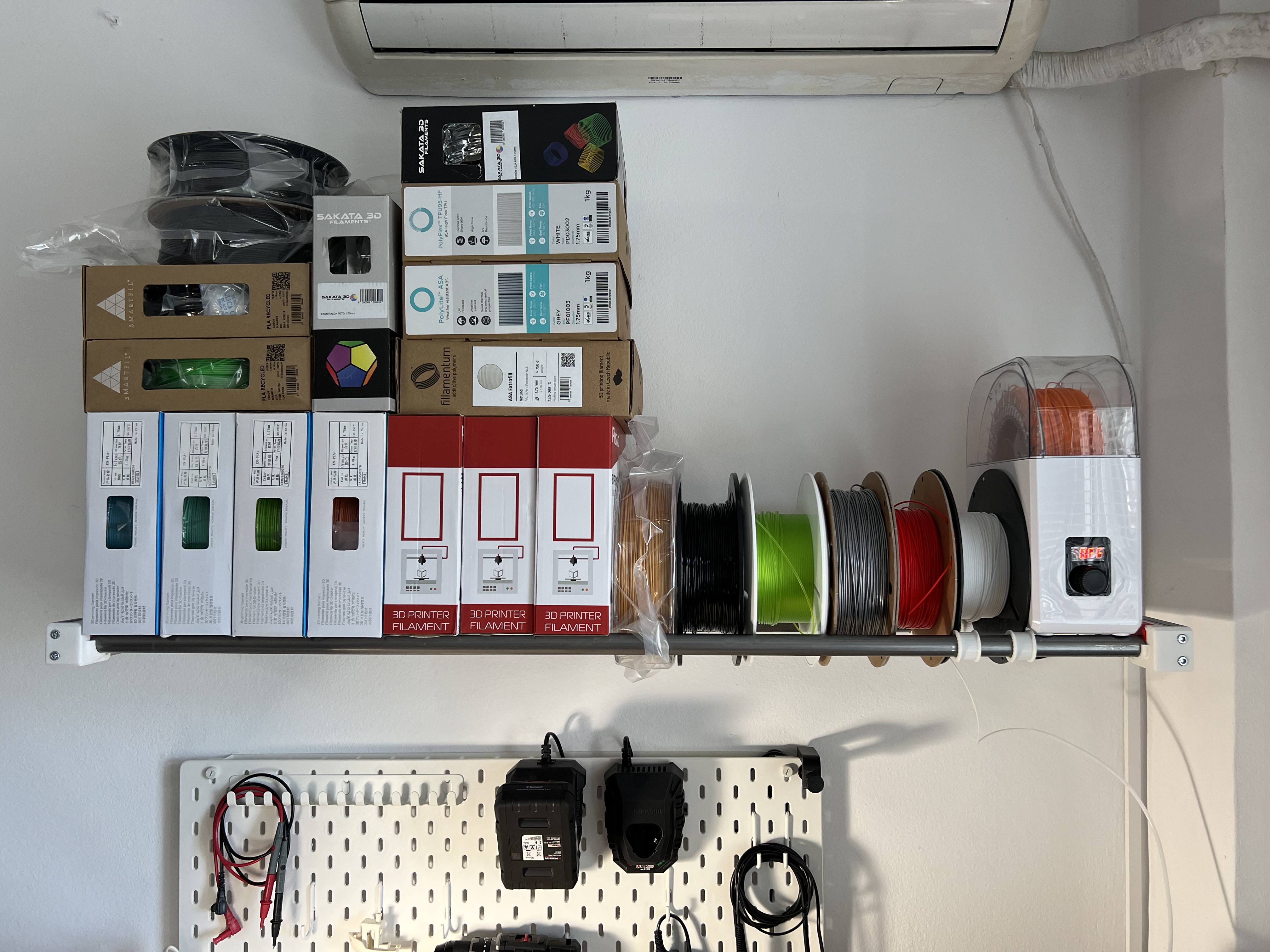 Miniatura 2 do modelo 3D Modular Filament Storage System