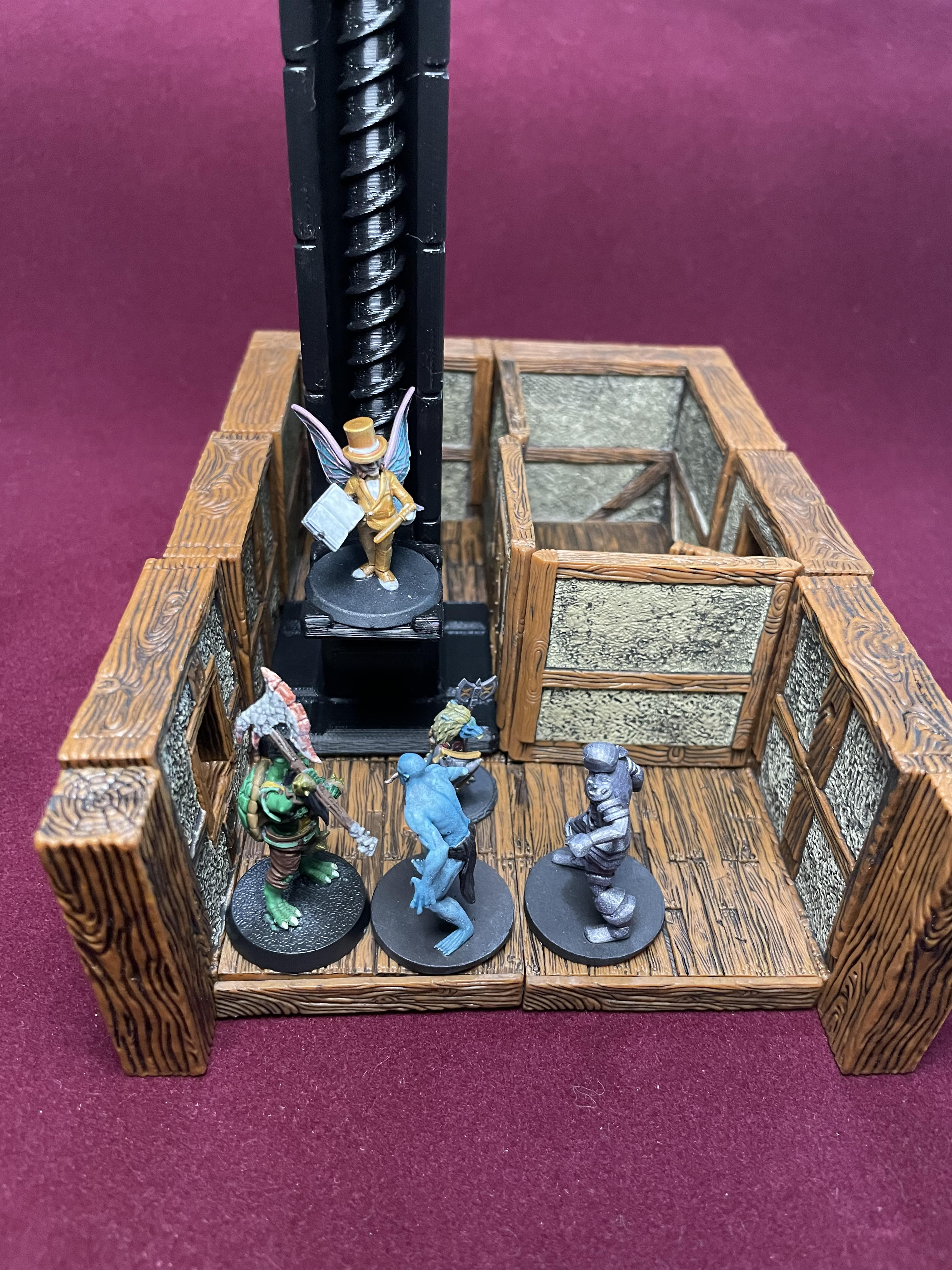 Rpg Riser Stl Adjustable Combat Riser/Flight Stand for Tabletop RPG Miniatures - No ...