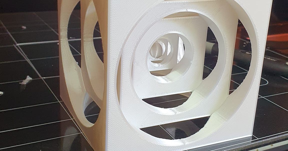 Turners Cube with ball by Barry Download free STL model