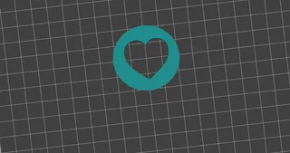 Heart cookie cutter