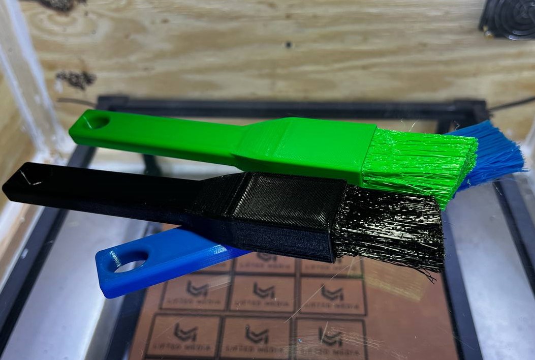 Fully 3D Printed Brush