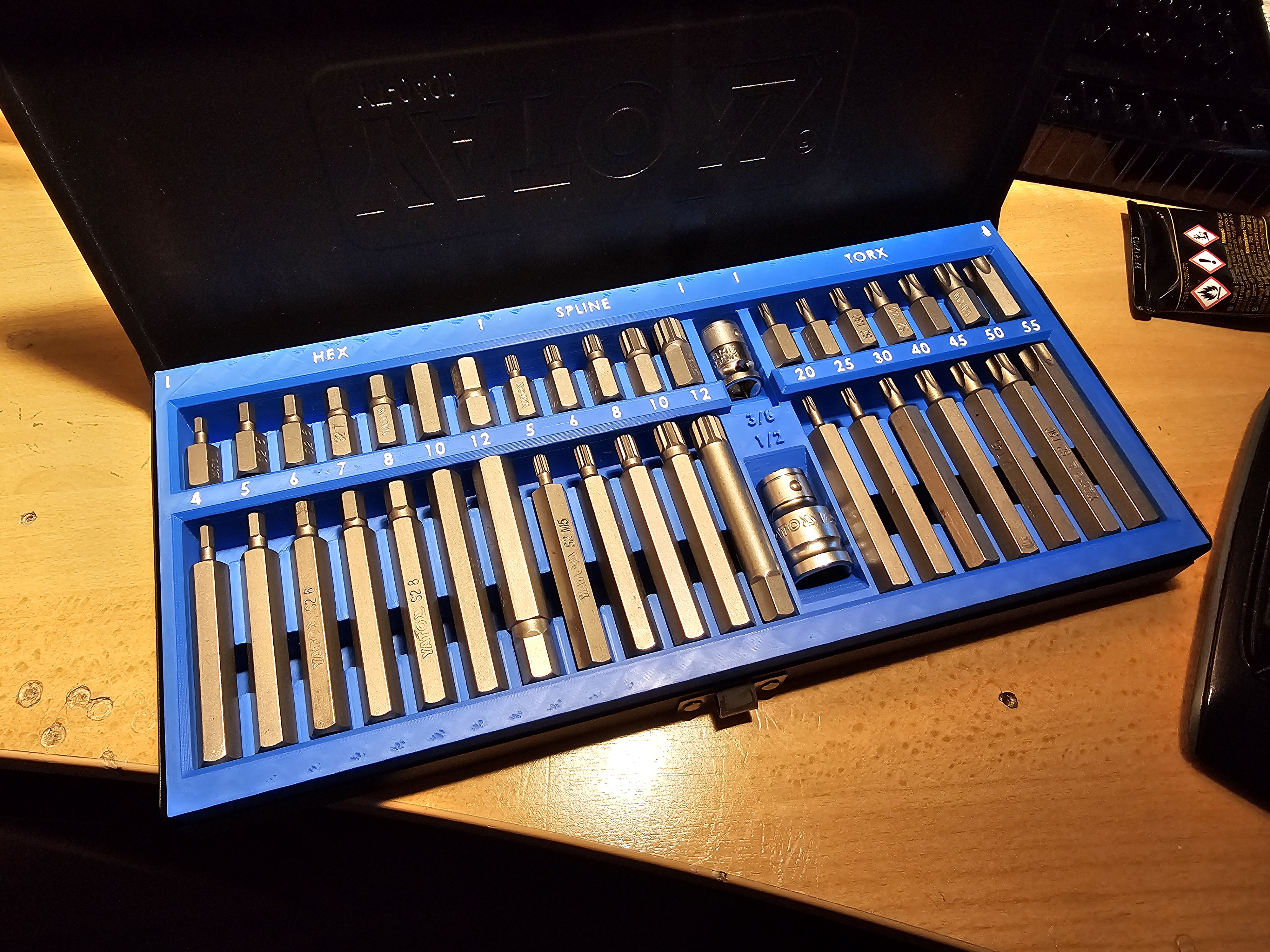 Miniatura 2 do modelo 3D 10mm socket bits holder