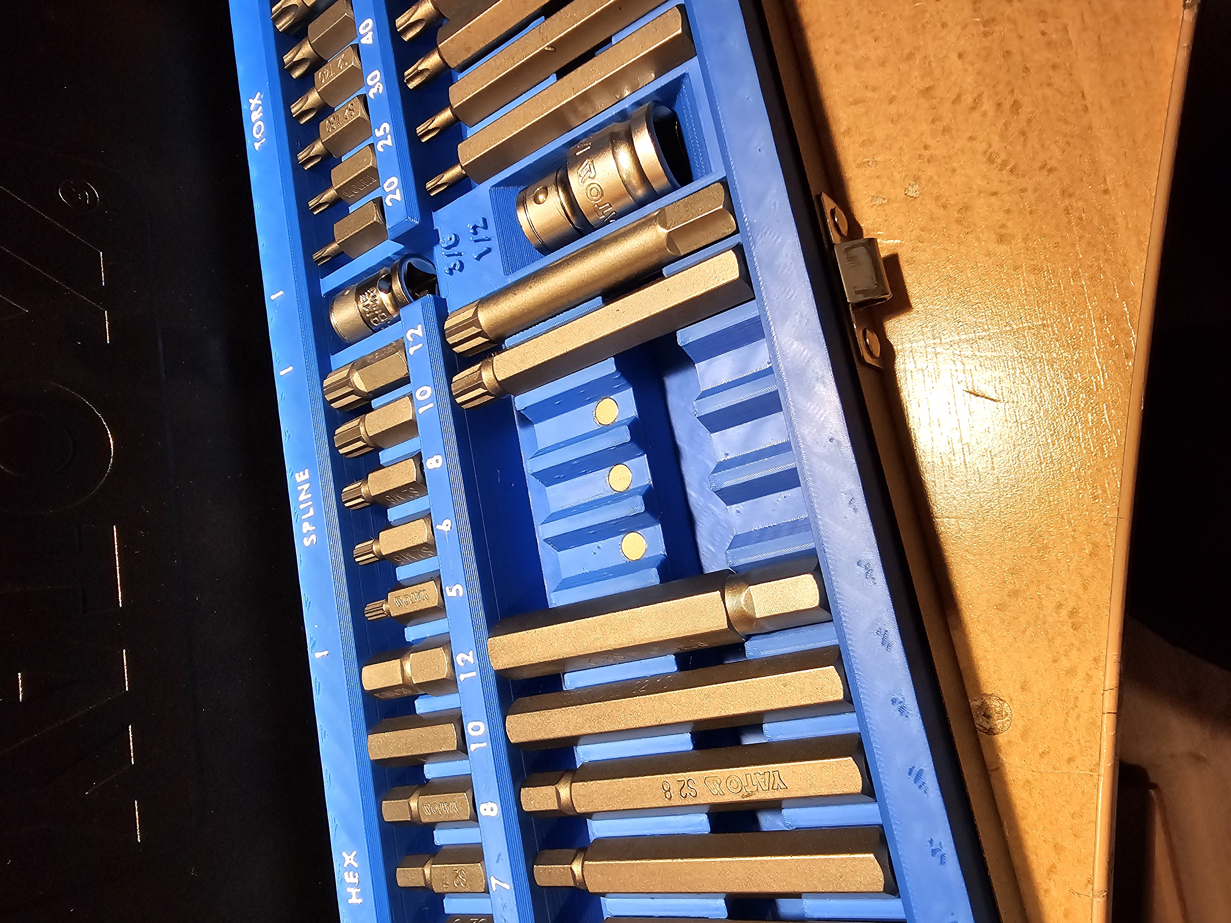 Miniatura 3 do modelo 3D 10mm socket bits holder
