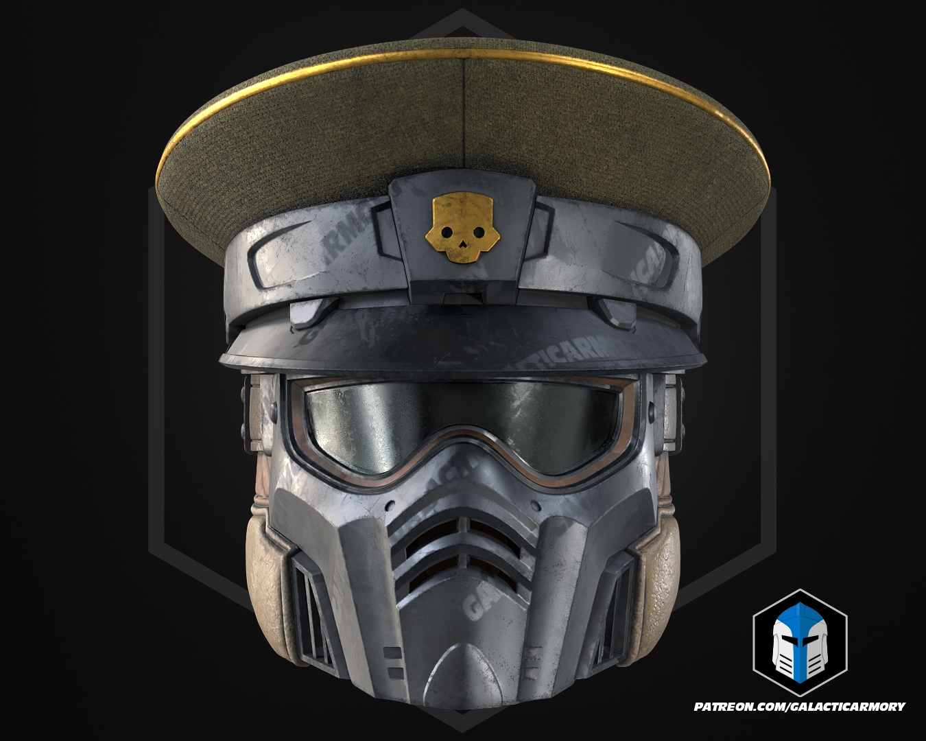 HD2 Commandant Helmet - 3D Print Files