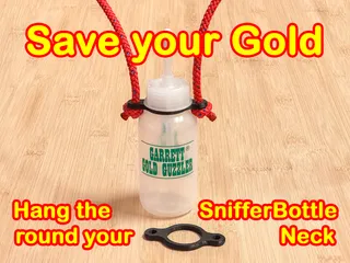 Garrett Sniffer Bottle Holder (Safe your gold)