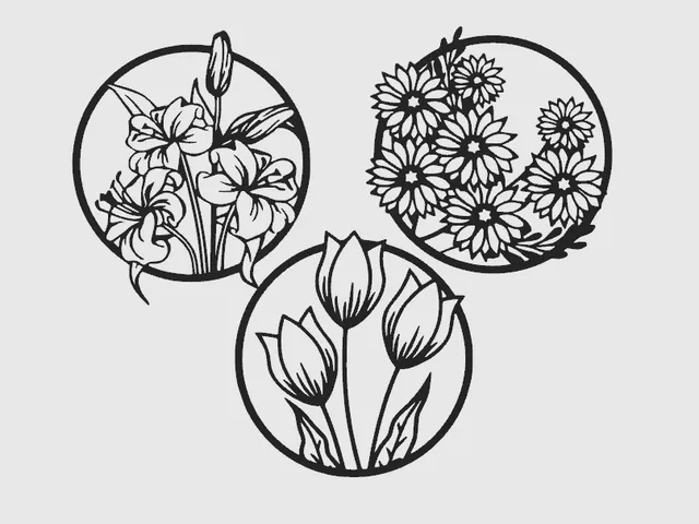Flowers in circe - wall art