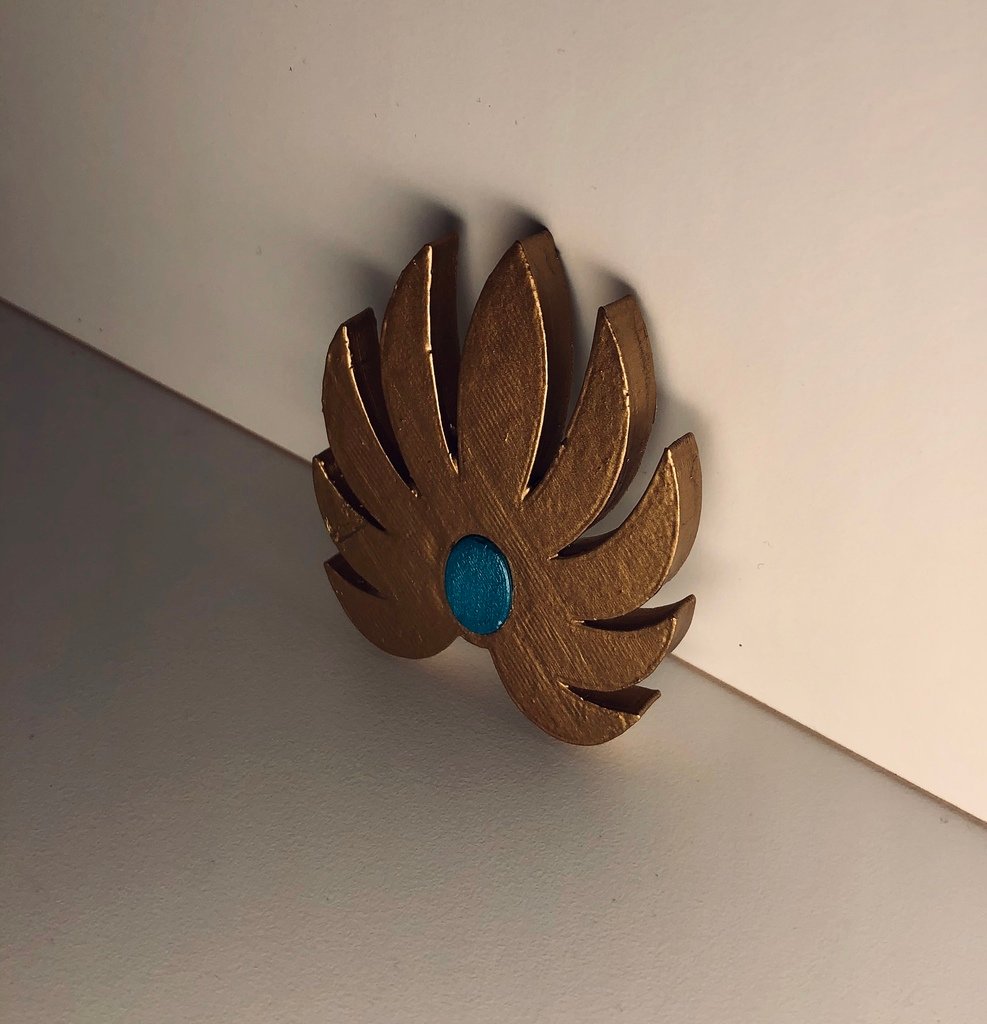 She-Ra Princess of Power Flower Chest Piece/Breast Plate Armor Pendant