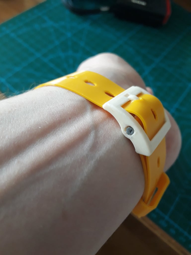 20 mm watch strap and buckle