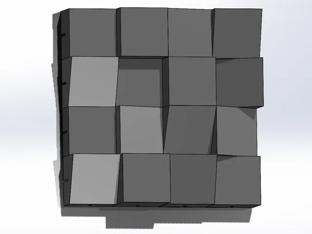 Geometric Cube Art