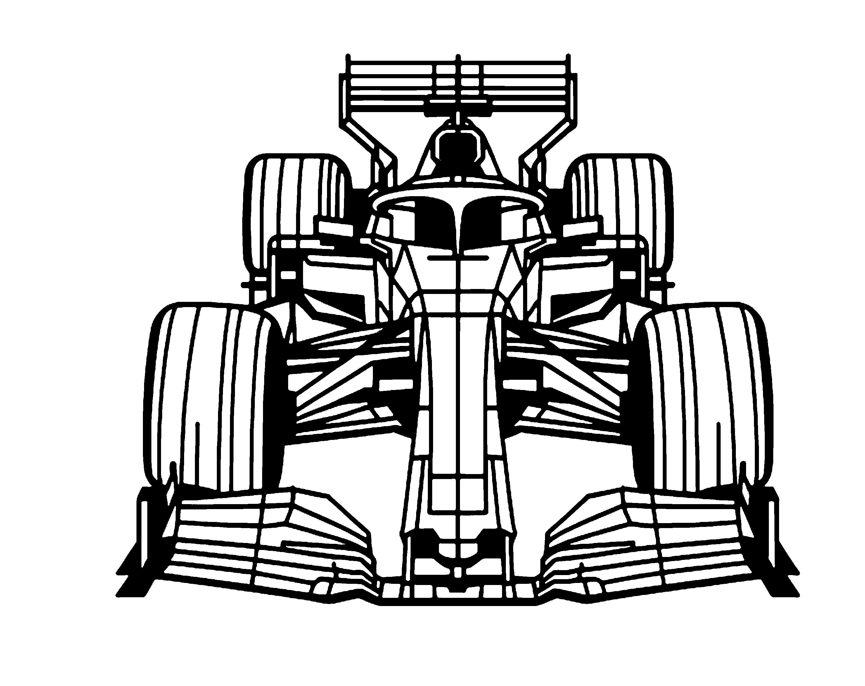 Geometric F1 Car Wallart By The Maker Chemists Download Free STL geometric-f1-car-wallart-by-the-maker-chemists-download-free-stl