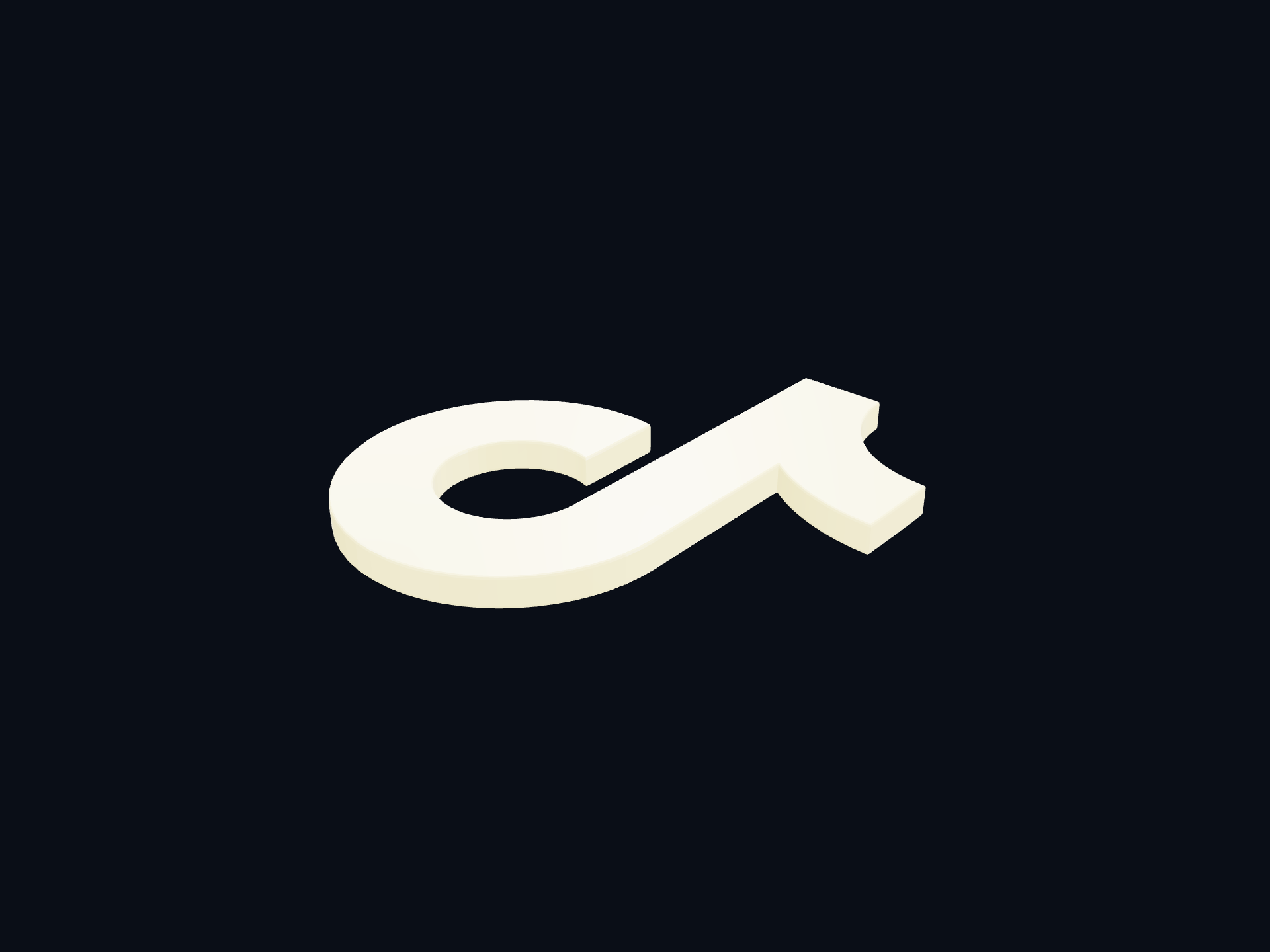 TikTok 3D Logo - Desk Stand & Wall Sign