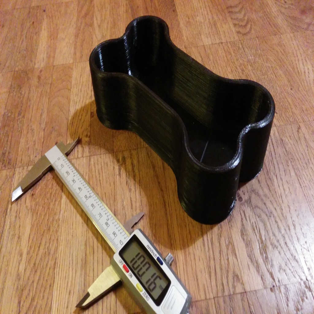 Dog Bowl bone shape by Bluewar | Download free STL model | Printables.com