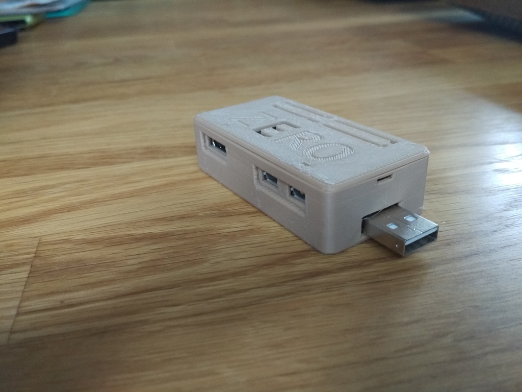 Housing for Raspberry pi Zero with USB-A addon board v1.1