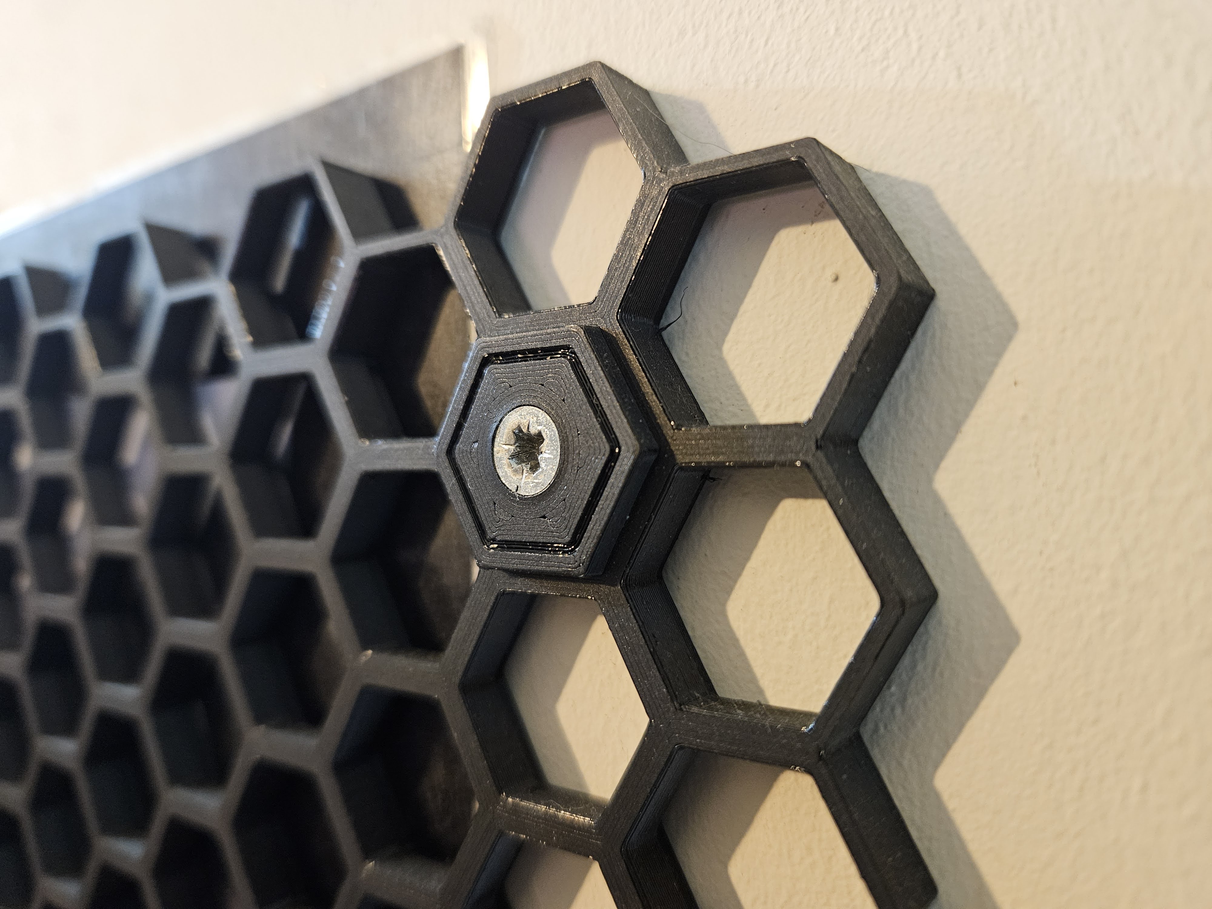 Strengthened Wall Connection/Anchor Pieces for Honeycomb Wall Storages + Duo / Quad Versions