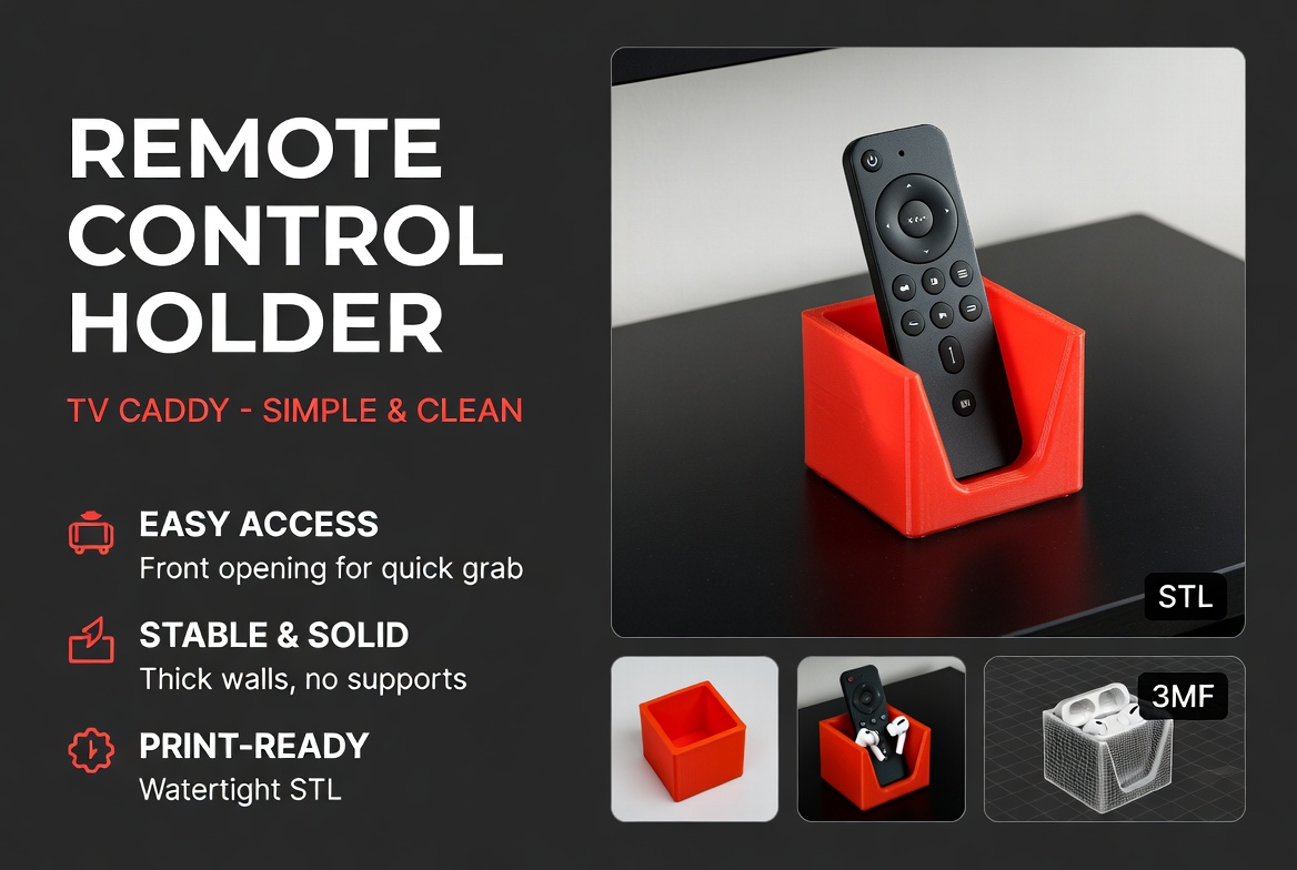 Remote Control Holder - TV Caddy