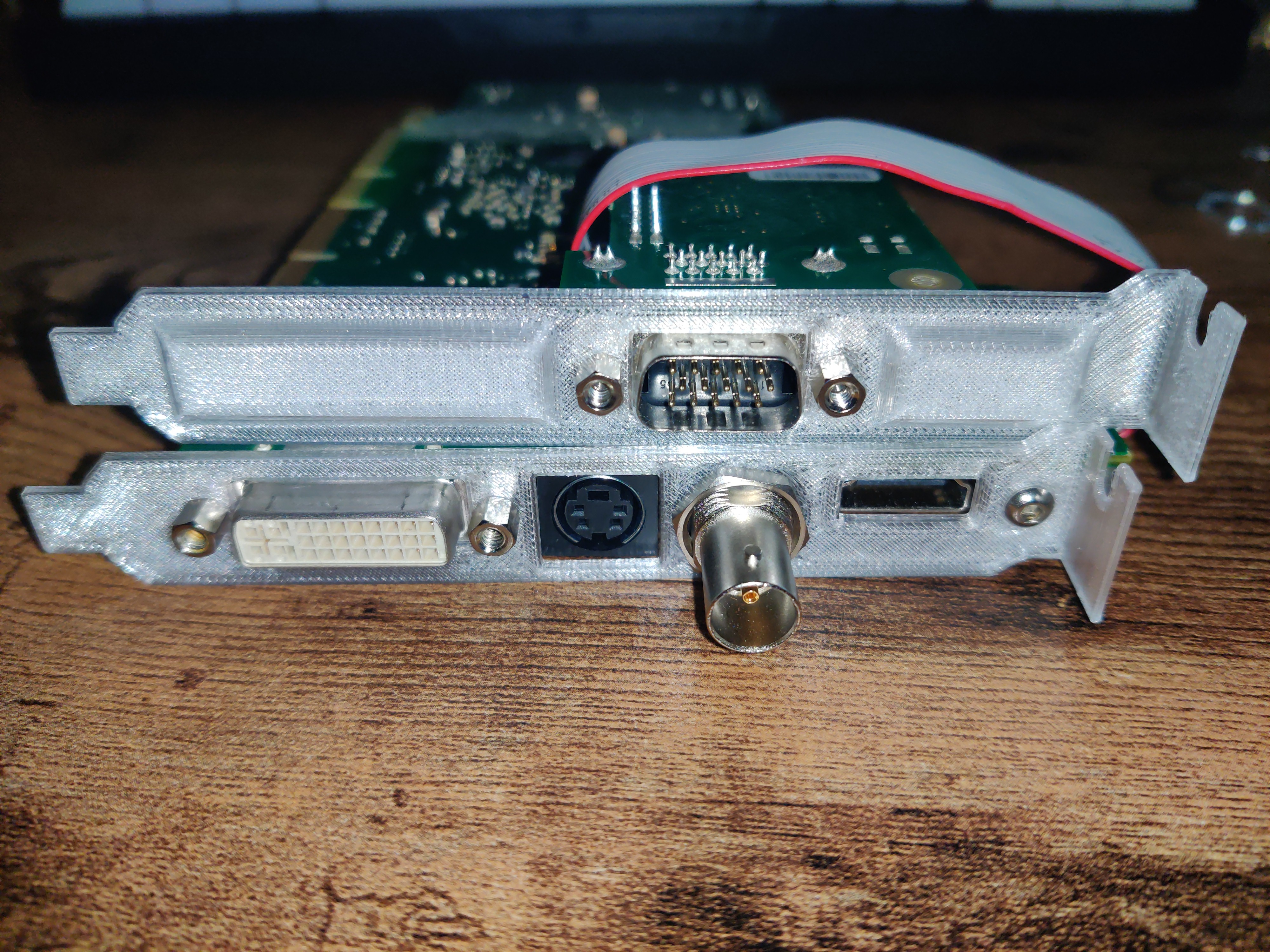 PCI slot brackets for DataPath VisionAV-SDI (Model 199)