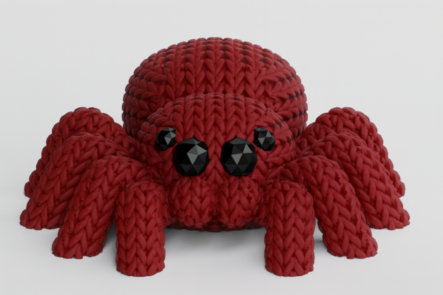 Knit spider