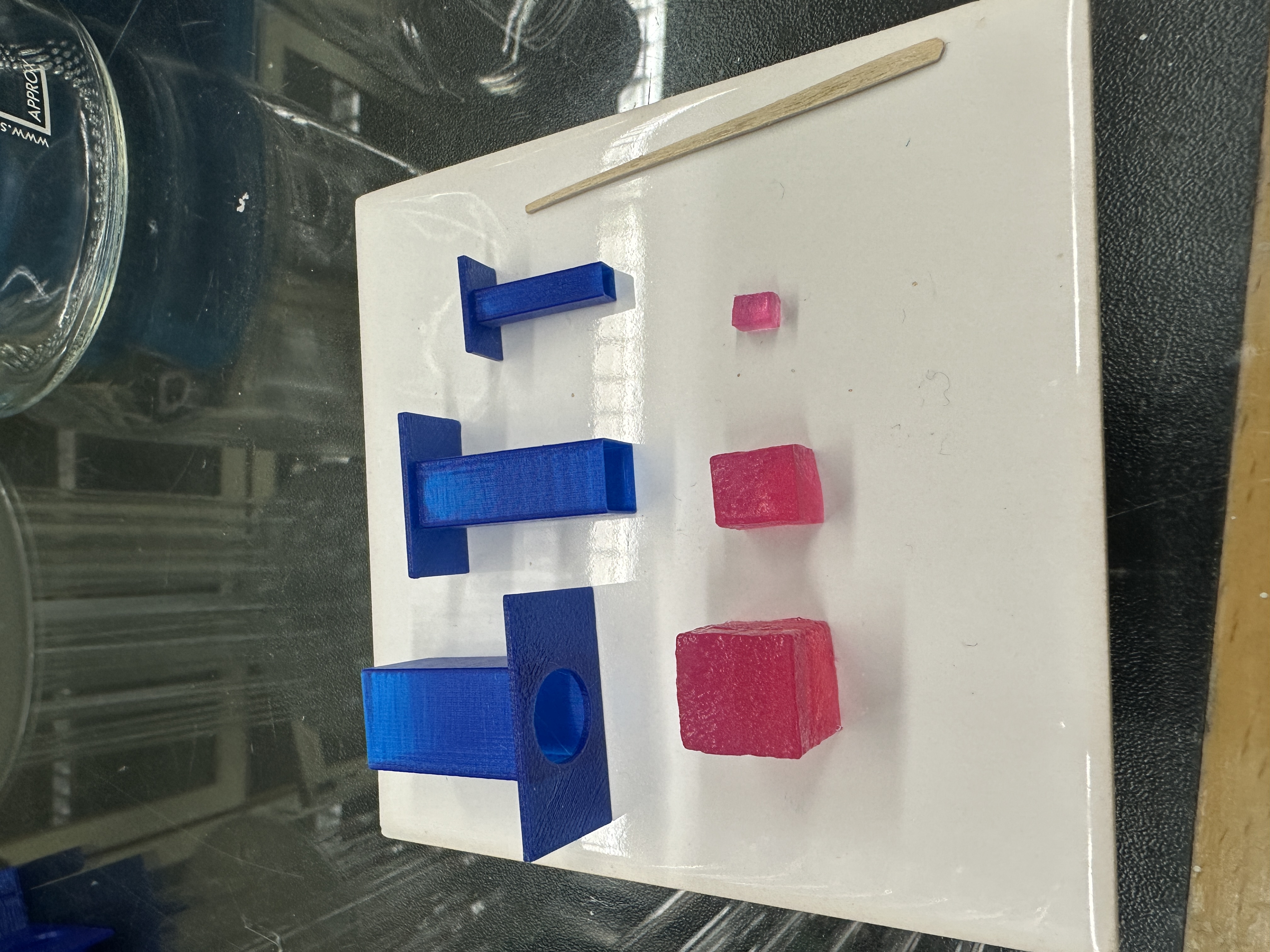 Cutting aid for agar diffusion experiment