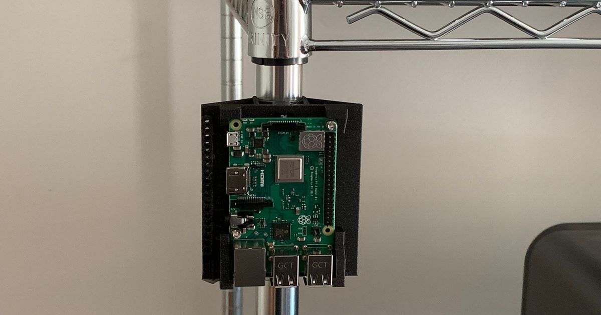 Wire Shelf universal mount for Raspberry Pi por NotLikeALeafOnTheWind ...