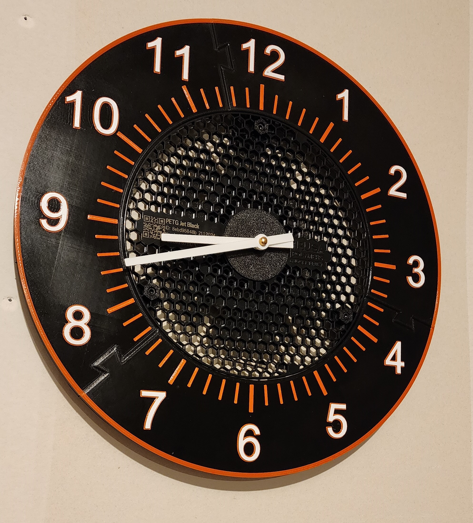 Wall Clock Using Prusa Filament Holder