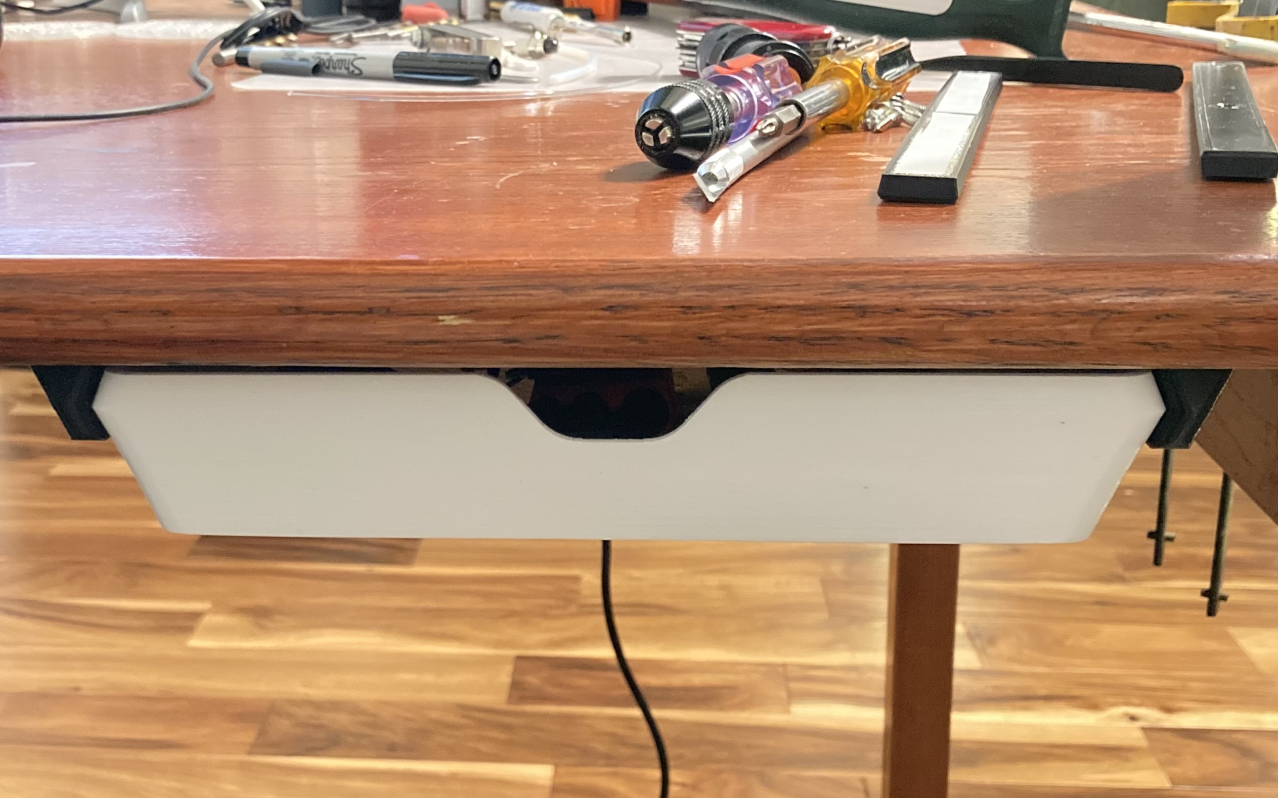 Miniatura 7 do modelo 3D Parameterized Under Desk Drawer