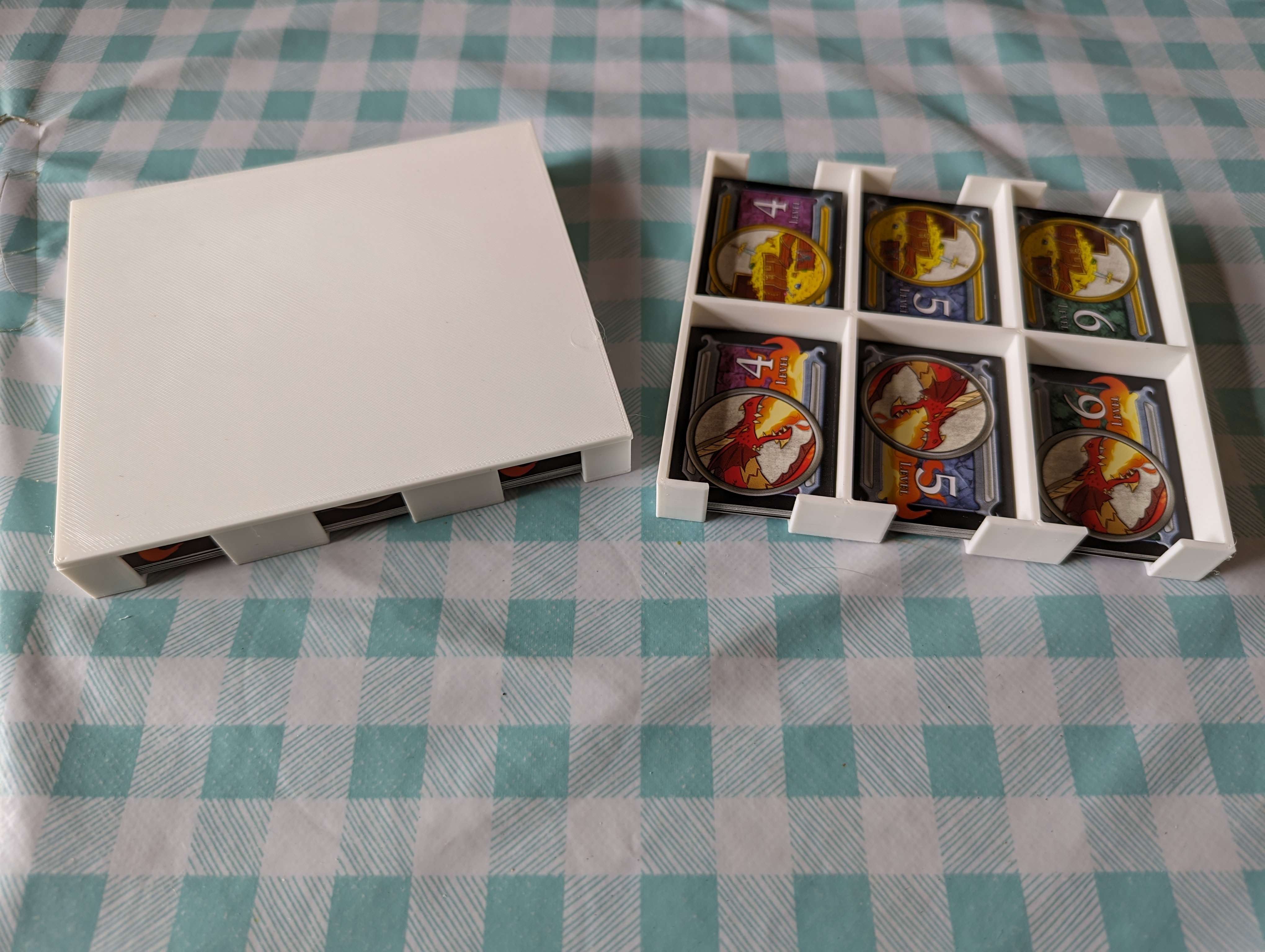 Lids for Dungeon! card holders