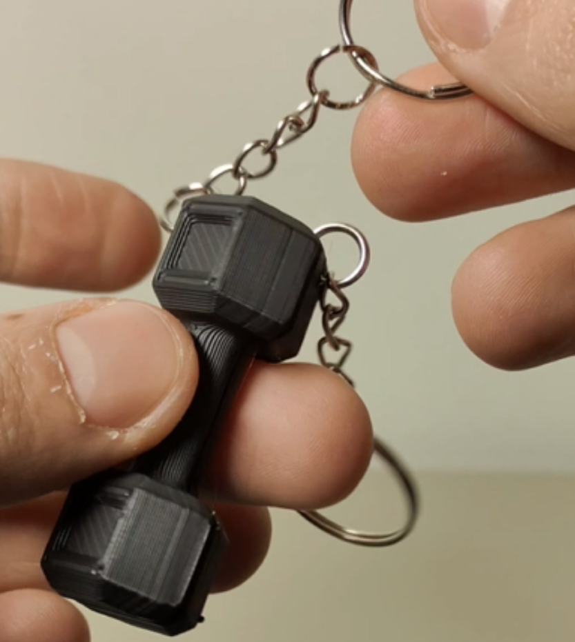 DUMBBELL KEYCHAIN — thumbnail 2