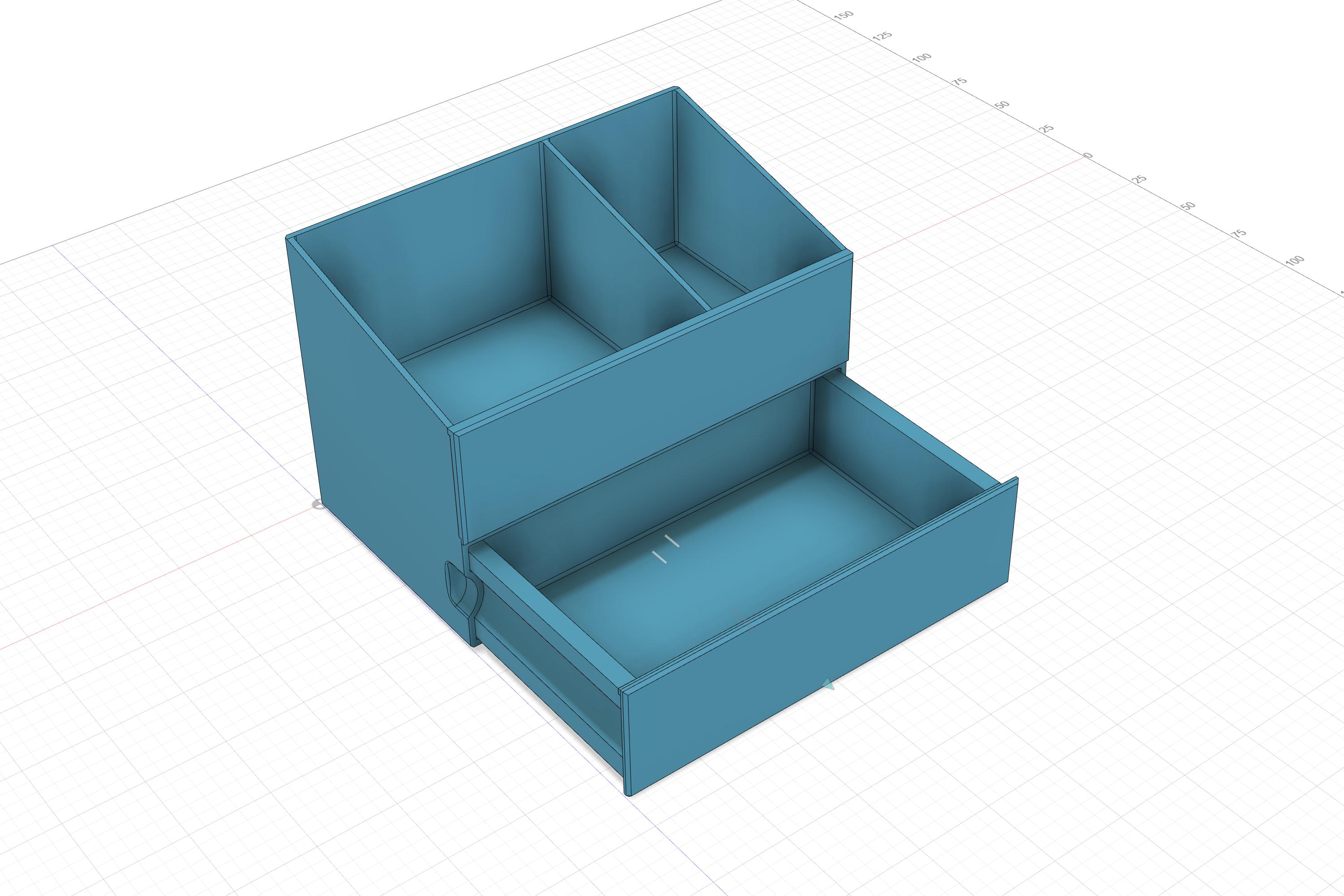 Decorative Storage Box with Compartments by Lucky Resistor, Download free  STL model